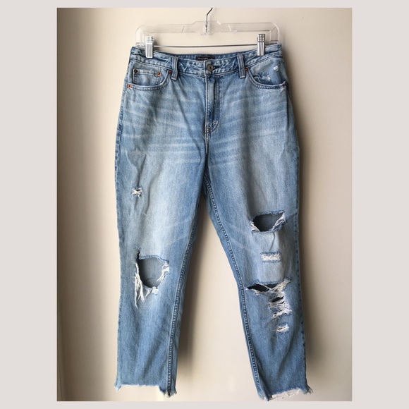 Abercrombie & Fitch Denim - Abercrombie Annie High Rise Girlfriend Jean